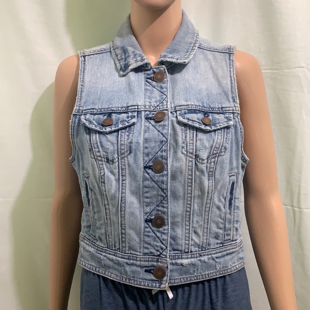 American Eagle Denim Vest